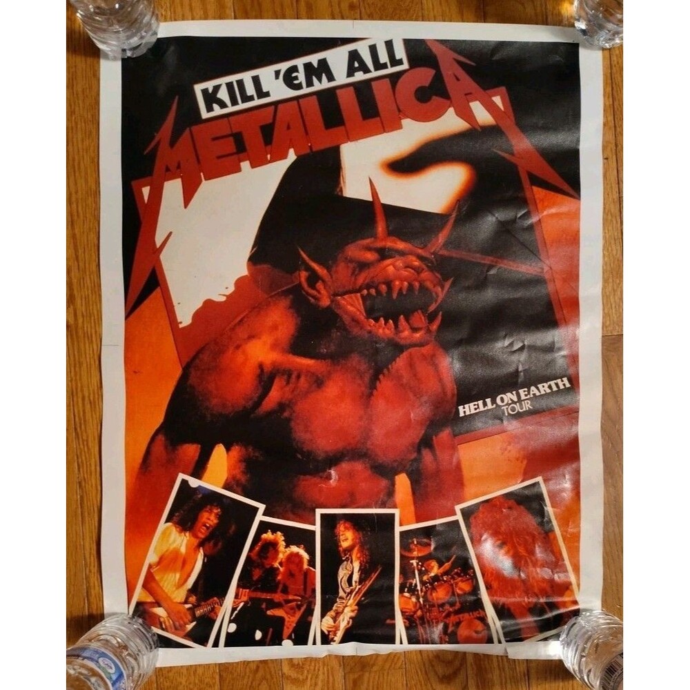 METALLICA  23 x 18 Kill Em All "Hell On Earth" Reproduction Tour Poster